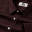 Men’s Dark Oxblood Maroon Satin-Finish Regular Fit Formal Shirt, Full & Half Sleeve