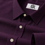 Men’s Royal Plum Purple Textured Regular Fit Formal Casual Shirt, Full & Half Sleeve