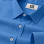 Men’s Cerulean Blue Textured Regular Fit Formal Casual Shirt, Full & Half Sleeve