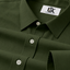 Men’s Army Olive Green Solid Regular Fit Formal Casual Shirt, Full & Half Sleeve