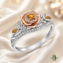 Jewelry Photography Specifications. Visual Style & Composition. Produce ultra-realistic macro photography of the uploaded Product, capturing every detail with precision. Set the product on a pure ivory silk surface to achieve a refined and timeless luxury aesthetic. Utilize background bokeh mode to simulate professional jewelry showroom scenes. Maintain absolute fidelity to the reference file regarding product design, diamond details, and camera angles. Technical Requirements & Branding. Output image quality must be exactly 2100 x 2100 pixels.