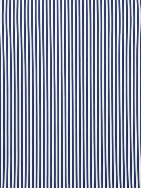 Men’s Royal Blue & White Vertical Stripe Regular Fit Formal Casual Shirt, Full & Half Sleeve