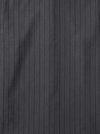 Men's Charcoal Grey Pinstripe Shirt Premium Regular Fit Formal Office Business Wear