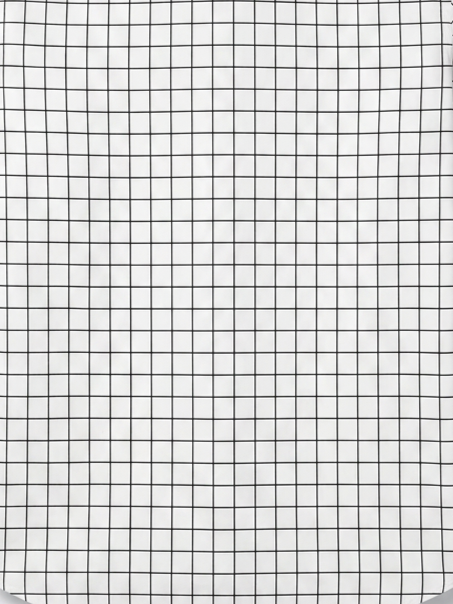 Men's White Black Windowpane Check Shirt Regular Fit Premium Formal Casual Wear