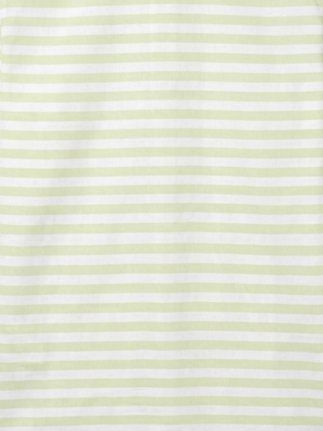 Men's Pastel Green Stripe Formal Shirt Regular Fit | Full & Half Sleeve