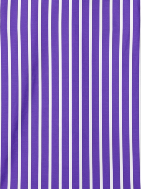 Men's Royal Purple & White Striped Regular Fit Formal Shirt | Full & Half Sleeve