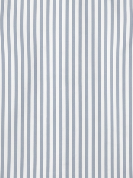 Men's White & Light Grey Striped Regular Fit Formal Shirt | Full & Half Sleeve