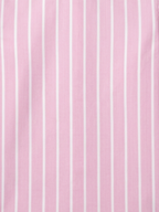Men’s Pink & White Vertical Striped Regular Fit Formal Casual Shirt, Full & Half Sleeve