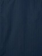 Men's Navy Blue Pinstripe Shirt Regular Fit Premium Formal Business Casual Wear