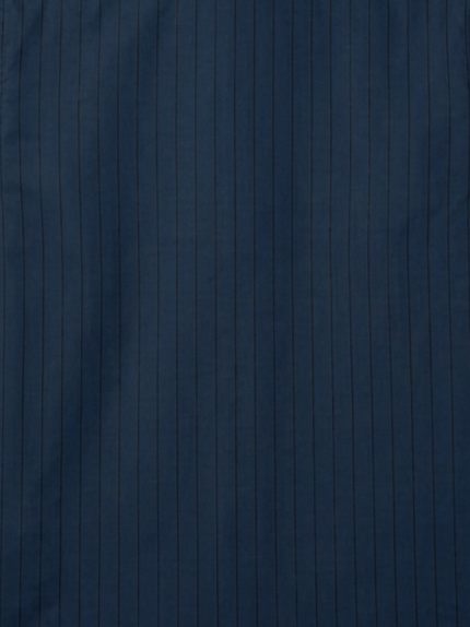 Men's Navy Blue Pinstripe Shirt Regular Fit Premium Formal Business Casual Wear