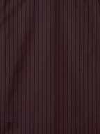 Men's Coffee Brown Pinstripe Formal Shirt Regular Fit | Full & Half Sleeve
