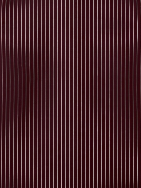 Men's Maroon Pinstripe Formal Shirt Regular Fit | Full & Half Sleeve