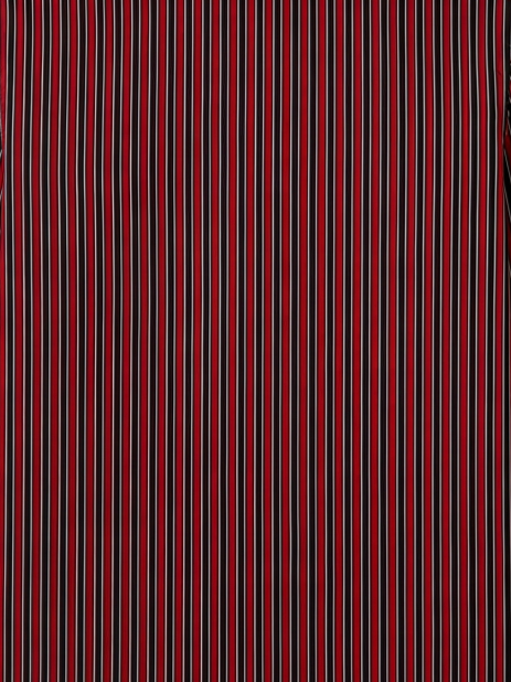 Men's Black, Red & White Pinstriped Regular Fit Formal Shirt | Full & Half Sleeve