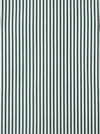 Men's White & Forest Green Striped Regular Fit Formal Shirt | Full & Half Sleeve