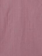 Men's Dusty Rose Pink & White Striped Regular Fit Formal Shirt | Full & Half Sleeve