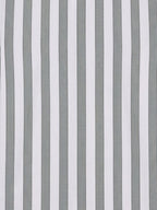 Men's White & Grey Vertical Striped Regular Fit Formal Shirt | Full & Half Sleeve