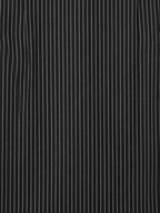 Men’s Black & Grey Pinstripe Regular Fit Formal Casual Shirt, Full & Half Sleeve