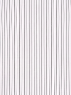 Men's White Black Pinstripe Regular Fit Formal Shirt | Full & Half Sleeve