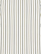 Men's White Gold & Black Stripe Regular Fit Formal Shirt | Full & Half Sleeve