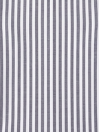 Men's Navy Blue White Bold Stripe Formal Shirt Regular Fit Premium Casual Wear
