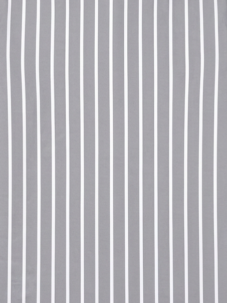 Men's Grey & White Vertical Striped Regular Fit Formal Shirt | Full & Half Sleeve