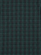 Men's Charcoal Grey & Emerald Green Checked Regular Fit Formal Shirt | Full & Half Sleeve