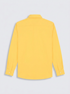 Men’s Golden Yellow Solid Regular Fit Formal Casual Shirt, Full & Half Sleeve