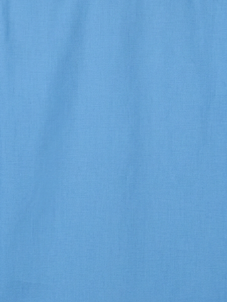 Men’s Cerulean Blue Textured Regular Fit Formal Casual Shirt, Full & Half Sleeve
