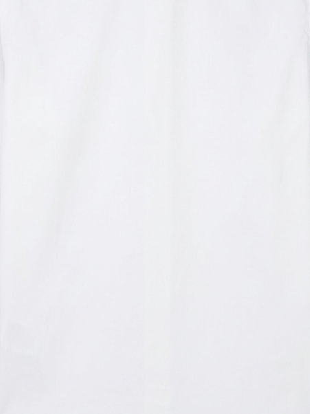 Men’s Bright White Solid Regular Fit Formal Casual Shirt, Full & Half Sleeve