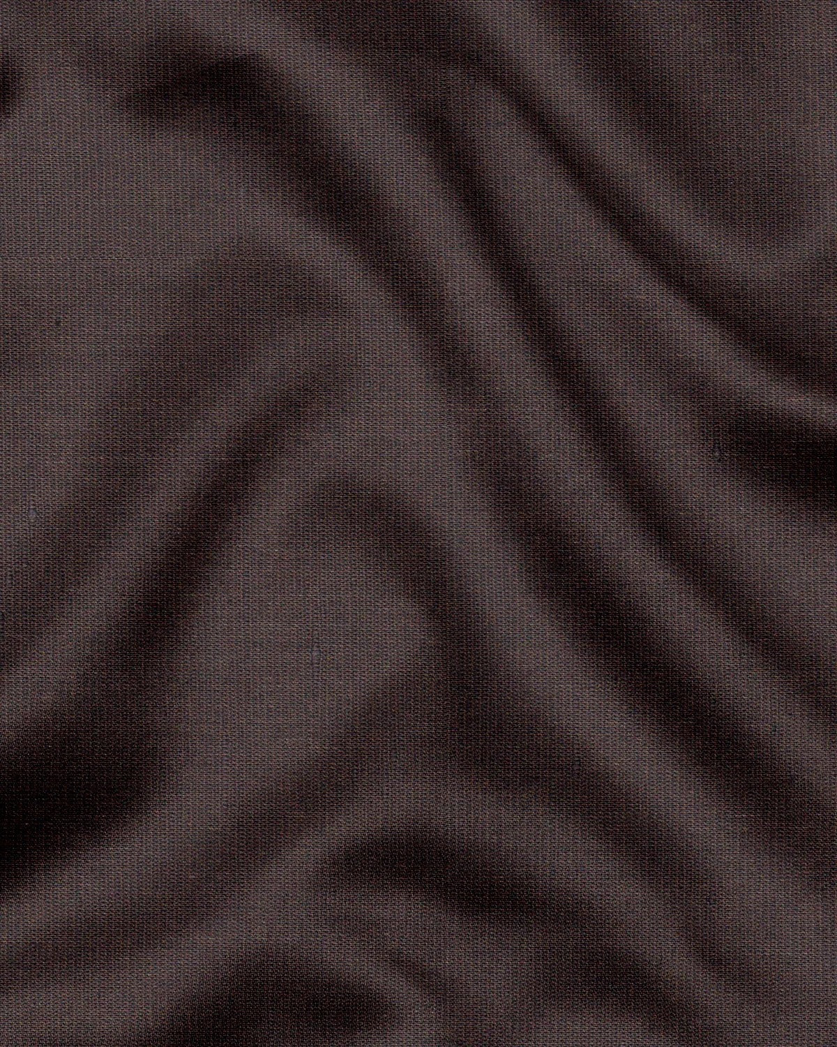 Men’s Dark Brown Solid Formal Shirt, Full Sleeve Point Collar Office and Business Casual Wear